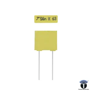 0.056uF 56nF 63V Polyester Film Capacitor