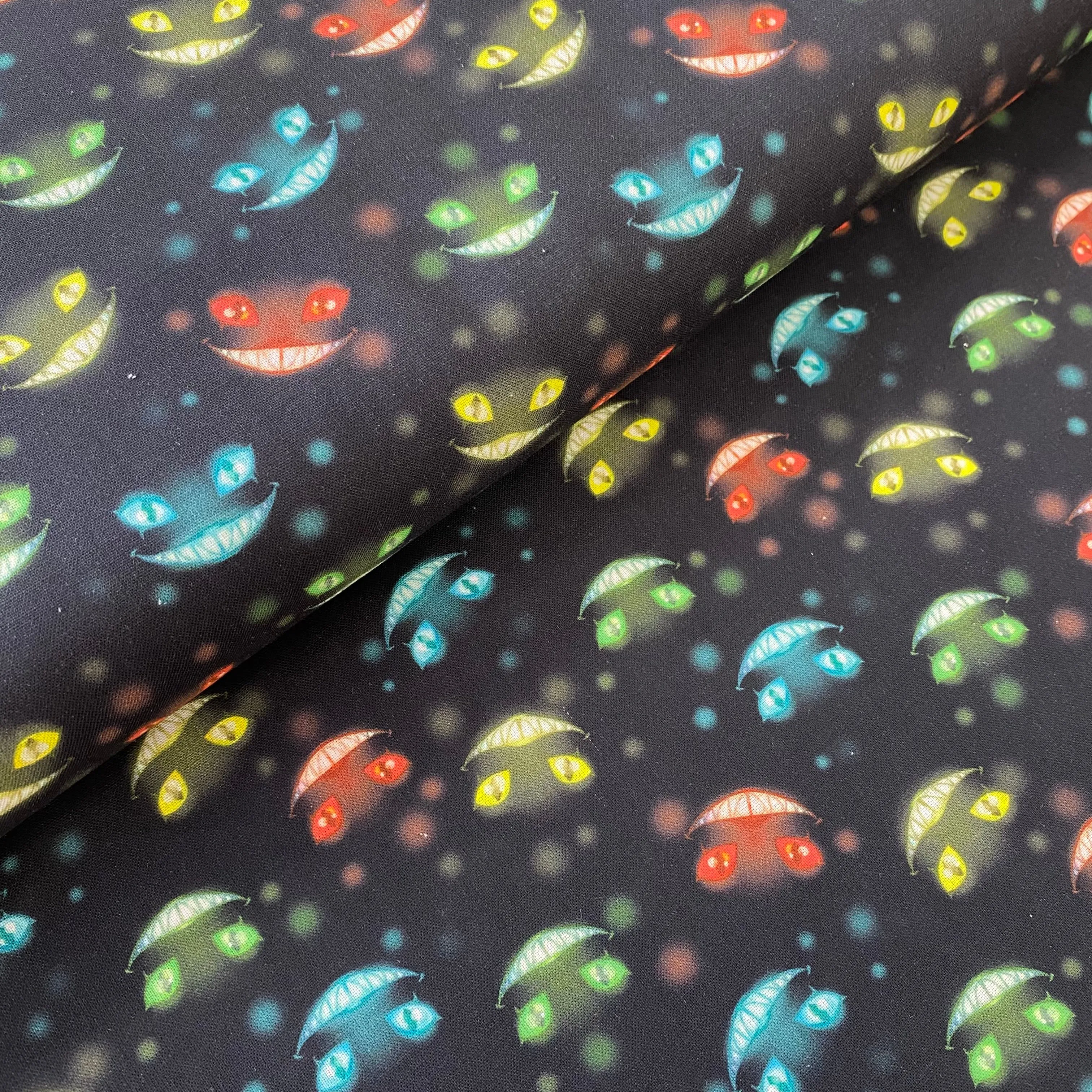 100% Cotton - Cheshire Cat - £8.50 Per Metre - Sold by Half Metre