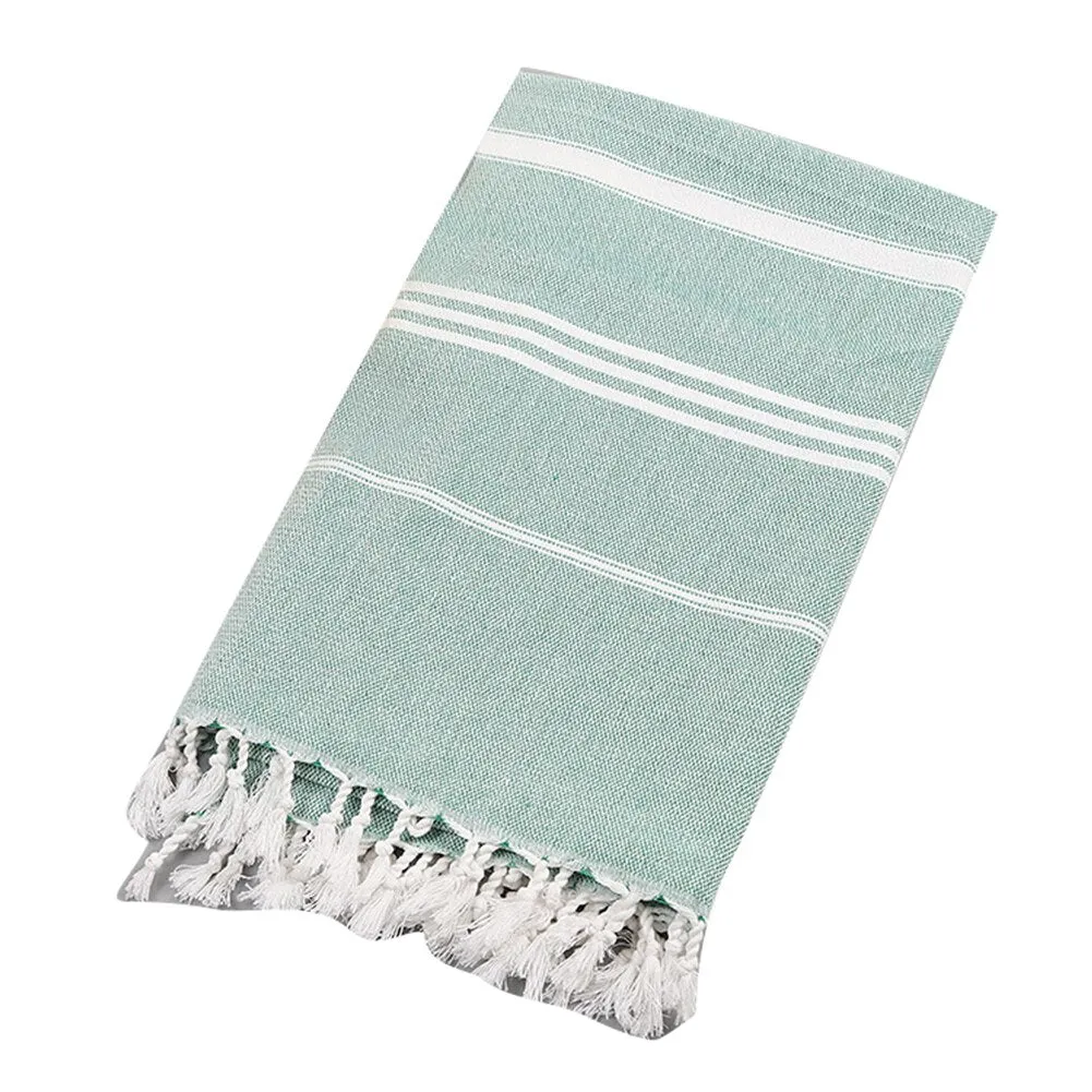 180*100cm Turkish Striped Tassel Cotton Bath Towel Travel Gym Camping Bath Towel Beach Blanket Bathtowel Cloth Mat Beach Towels