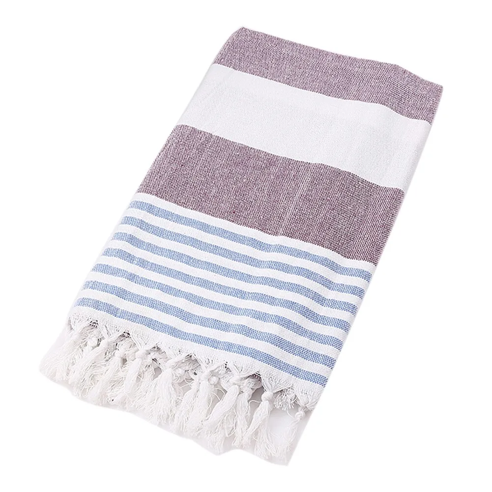 180*100cm Turkish Striped Tassel Cotton Bath Towel Travel Gym Camping Bath Towel Beach Blanket Bathtowel Cloth Mat Beach Towels