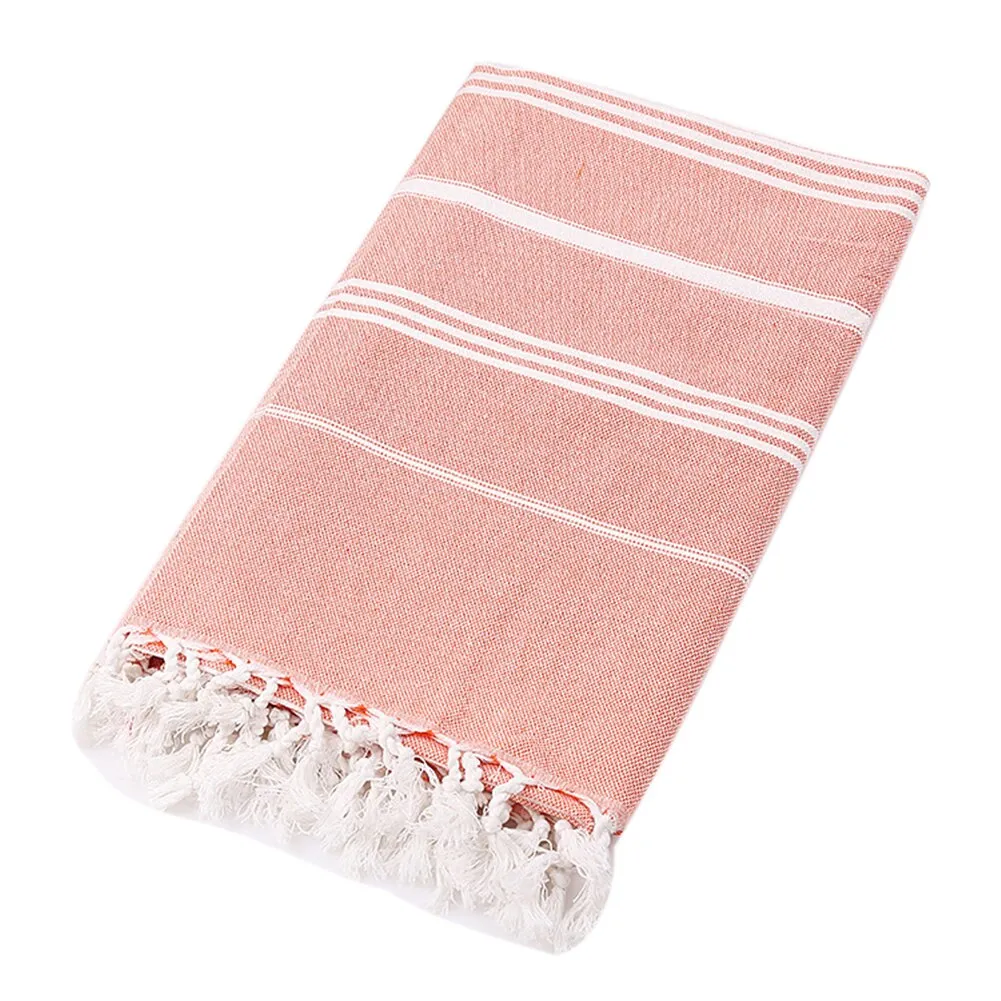 180*100cm Turkish Striped Tassel Cotton Bath Towel Travel Gym Camping Bath Towel Beach Blanket Bathtowel Cloth Mat Beach Towels