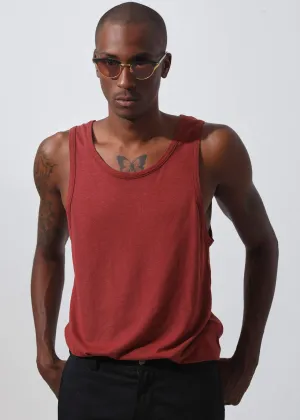 Afends Mens Classic - Hemp Singlet - Rojo