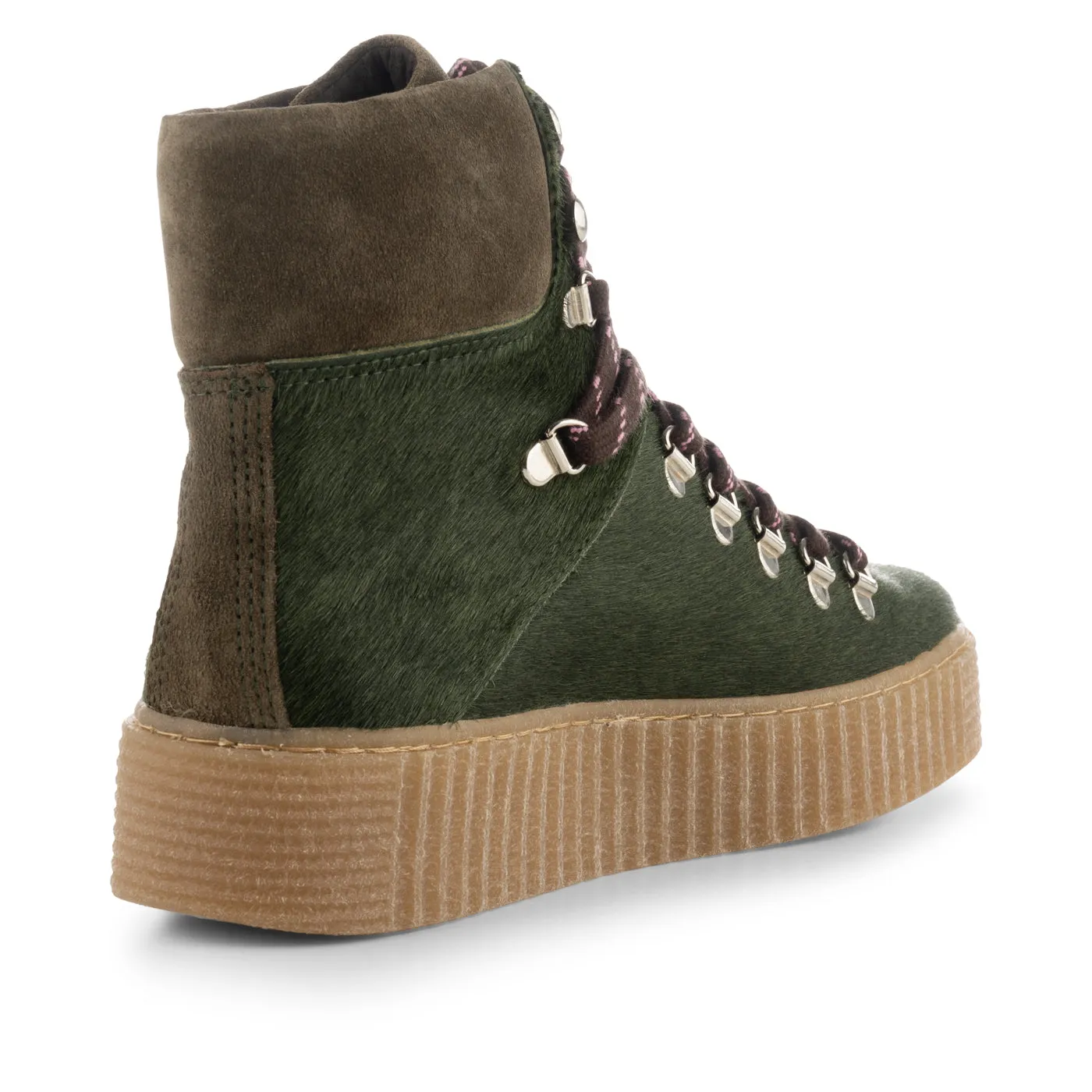 Agda boot suede - KHAKI PONY