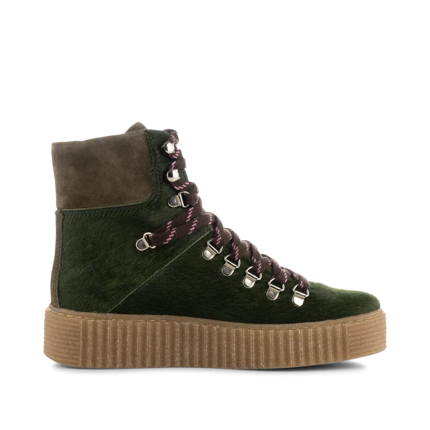 Agda boot suede - KHAKI PONY