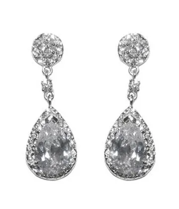 Anna Clara Cubic Zirconia Dangle Earring