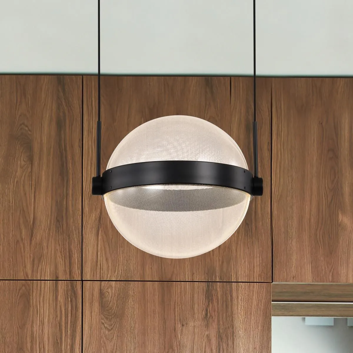 Arvada 8" LED Pendant Light, Matte Black Finish