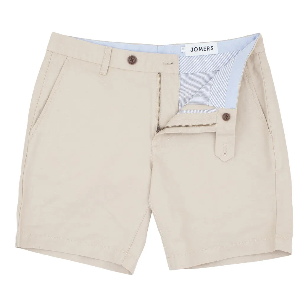 Ashby - Khaki Washed Chino Shorts