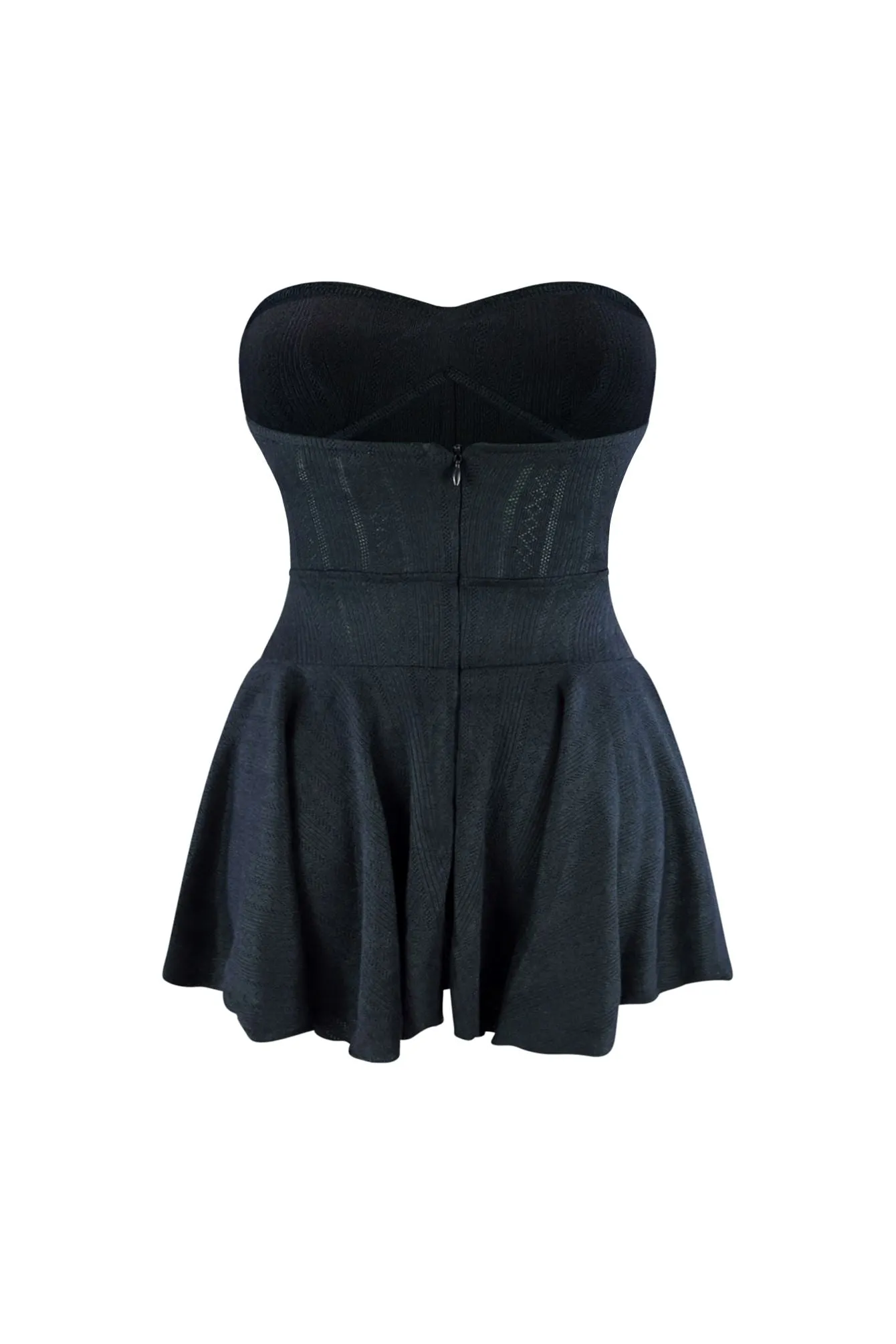 Balletcore Flare Tube Corset Mini Dress