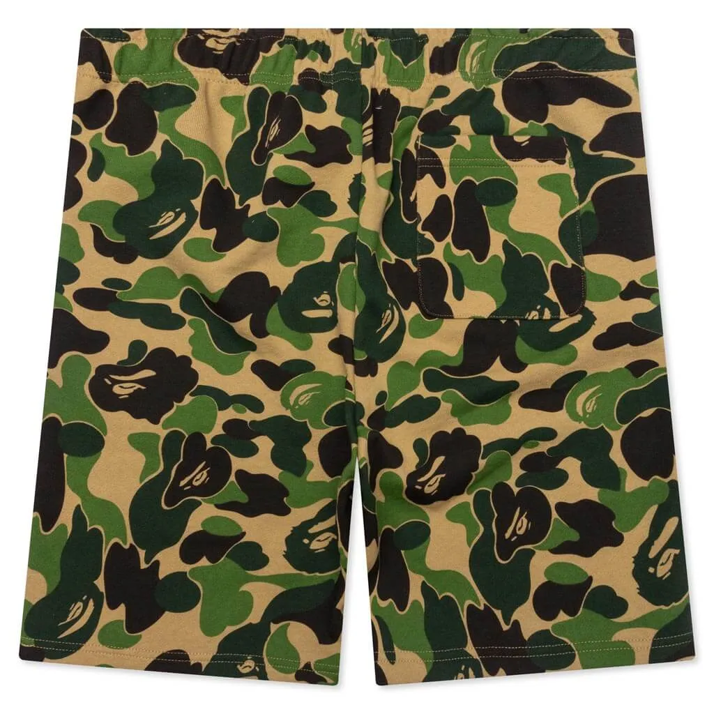 Bape ABC Camo Shark Green Shorts