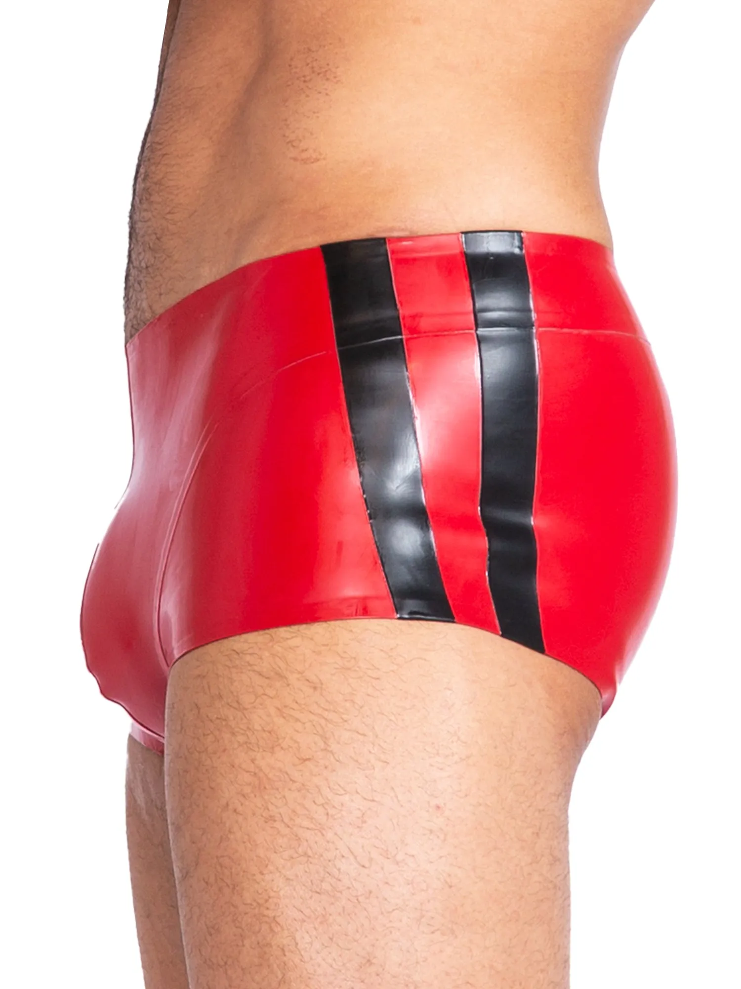 Blazing Stripe Latex shorts