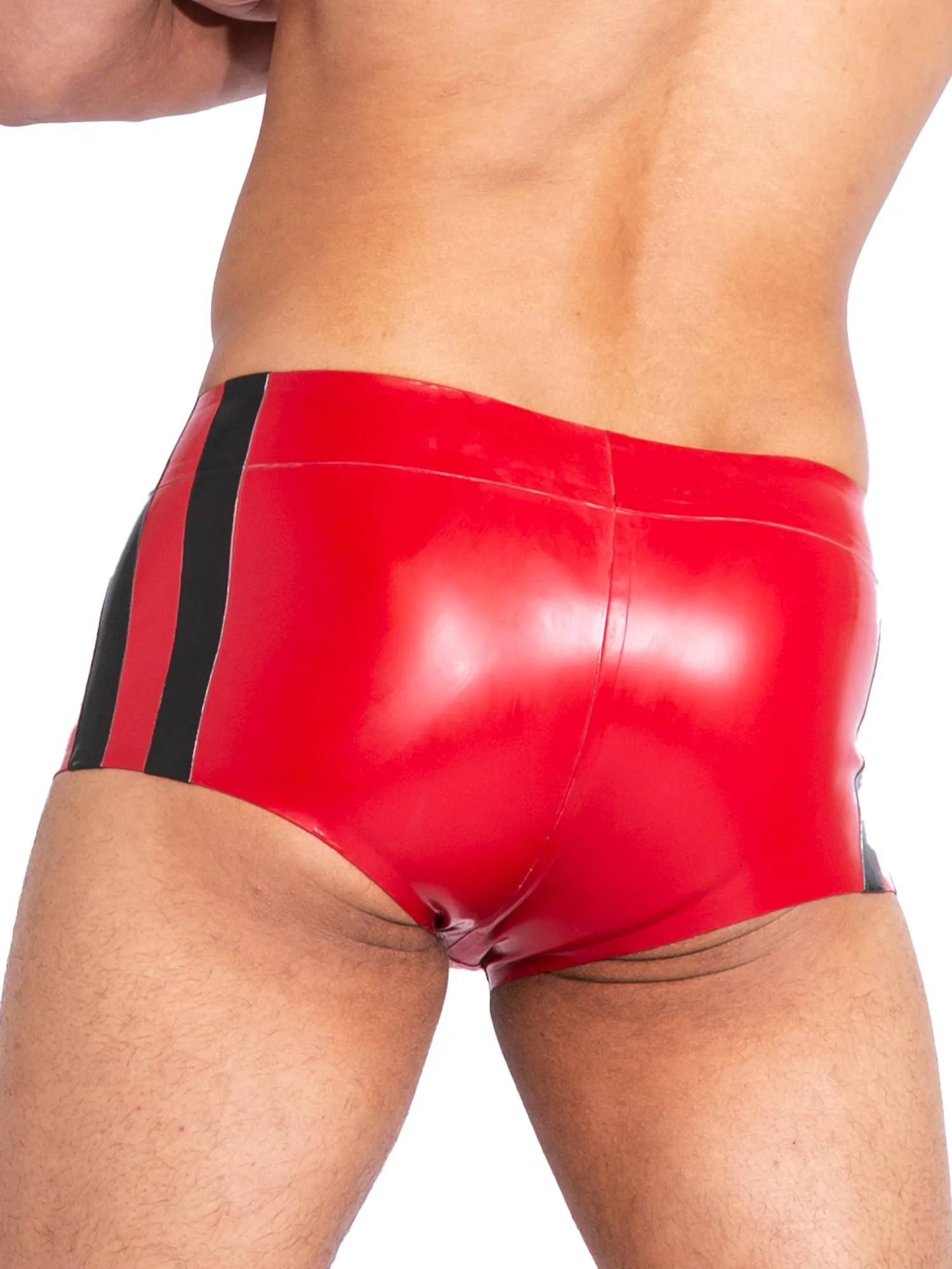 Blazing Stripe Latex shorts