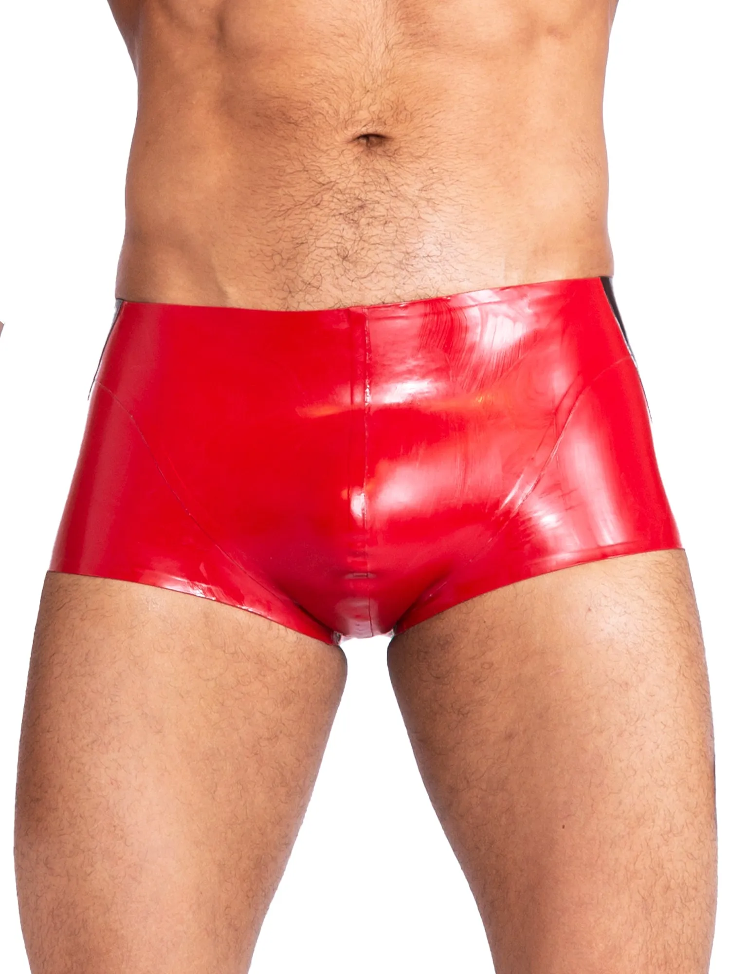 Blazing Stripe Latex shorts