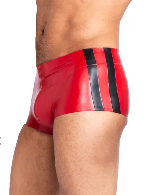 Blazing Stripe Latex shorts