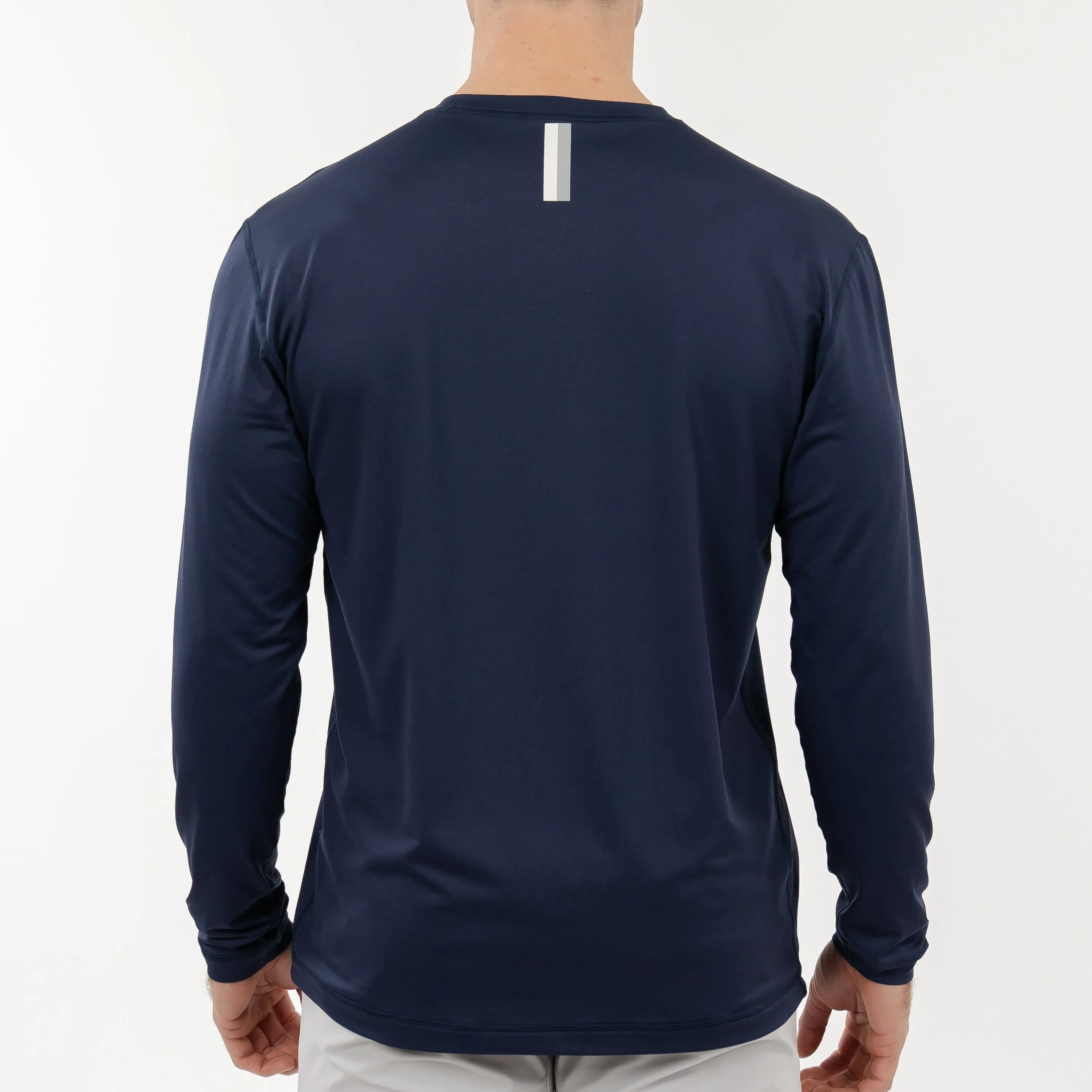 Blitz Tech Long Sleeve Tee | Solid - Fleet Navy