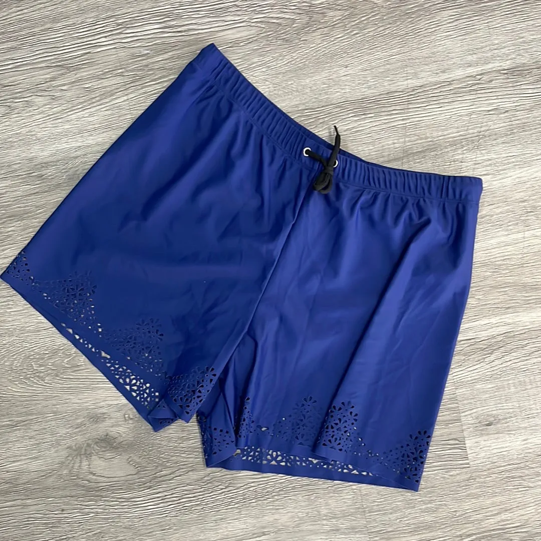 Blue Lace Shorts