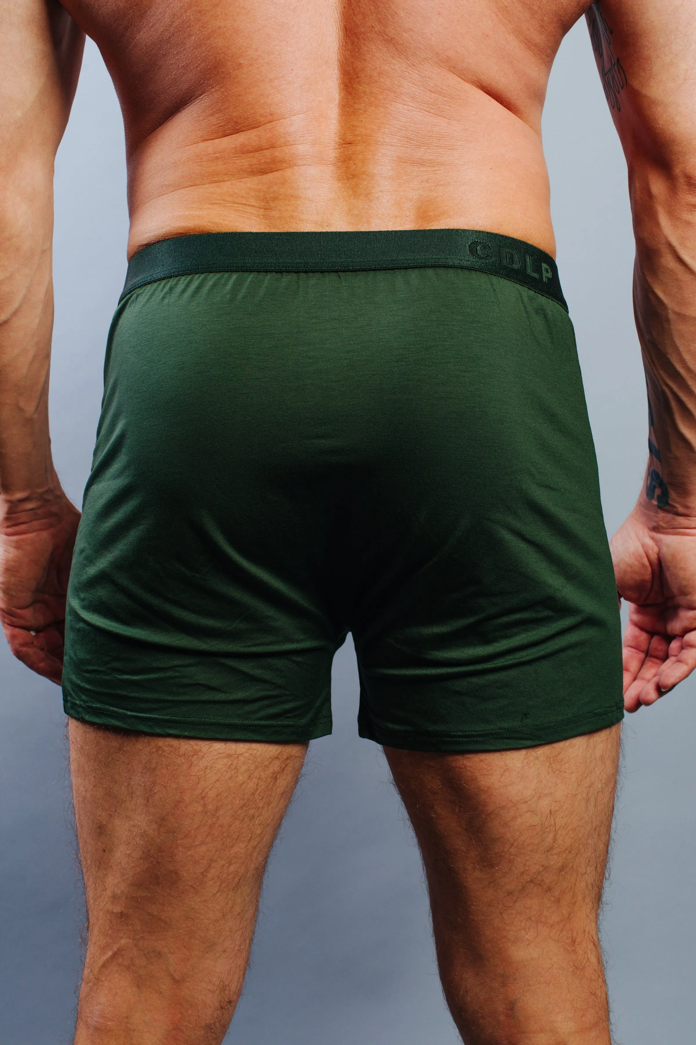 Boxer Shorts in Army Green by CDLP