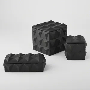 Braque Boxes - Matte Black - S/3