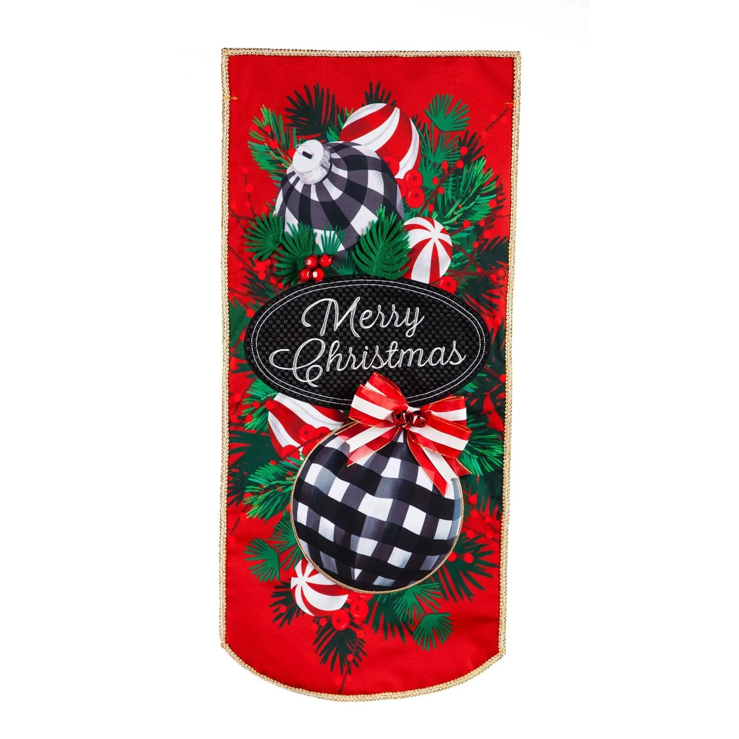 Buffalo Check Ornaments Everlasting Impressions Garden Flag