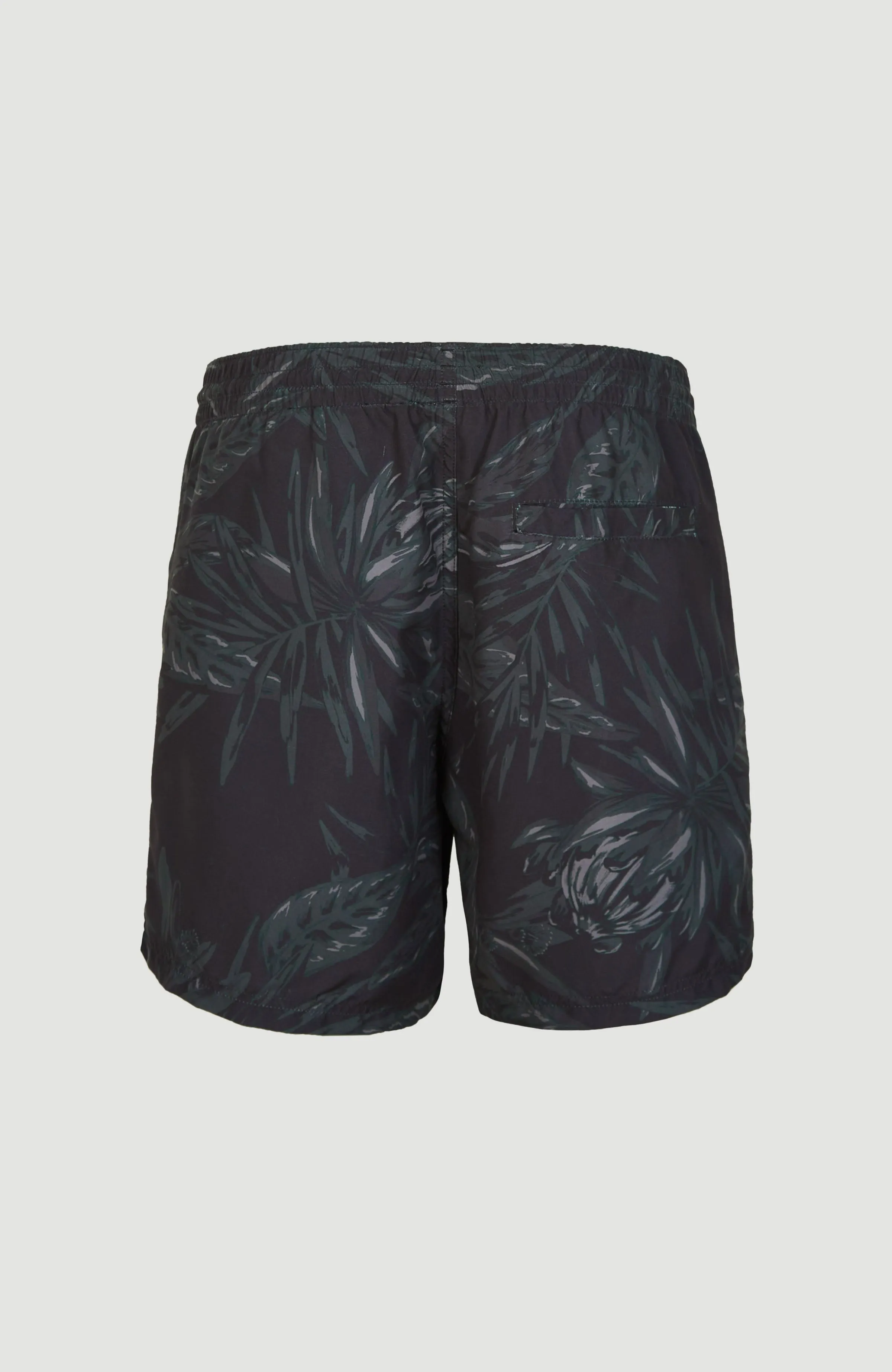 Cali Floral 16'' Swim Shorts | Black Tonal Flower