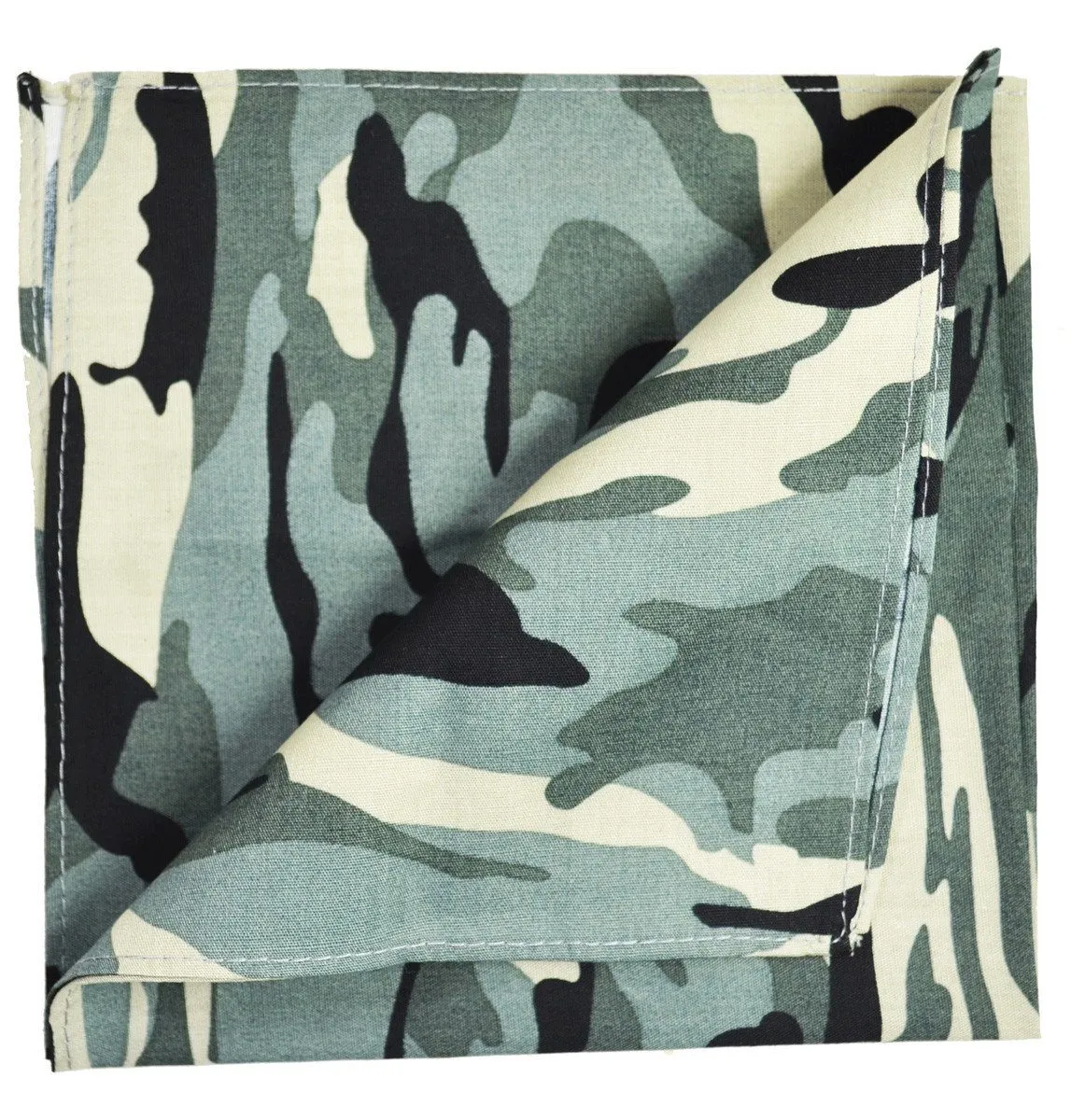 Camouflage Cotton Pocket Square