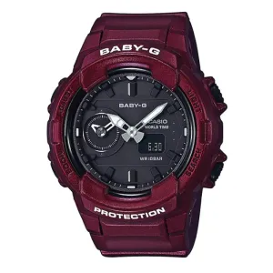 Casio Baby-G Unisex Design BGA-230 Series Red Resin Band Watch BGA230S-4A