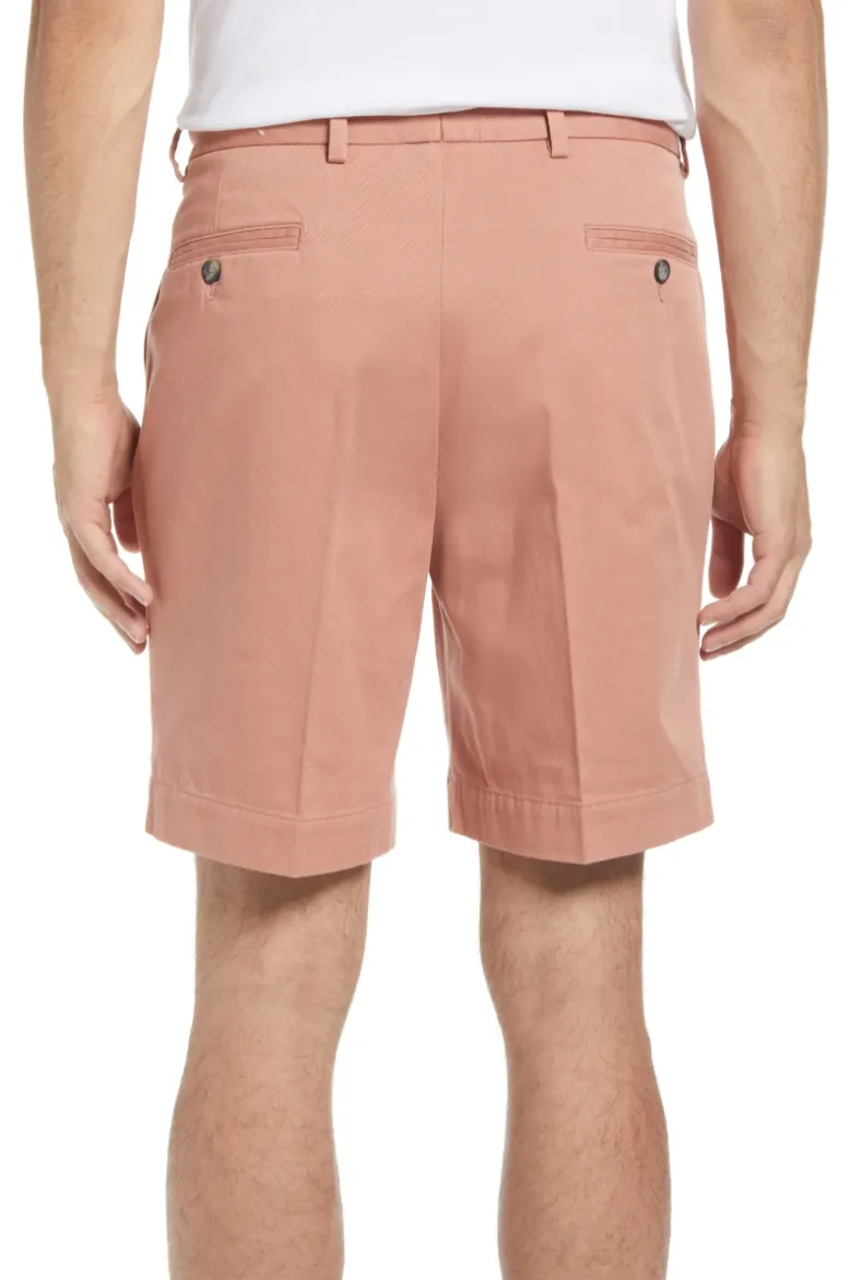 Charleston Khaki Washed Khaki Short<br>Pleated<br>Regular Rise