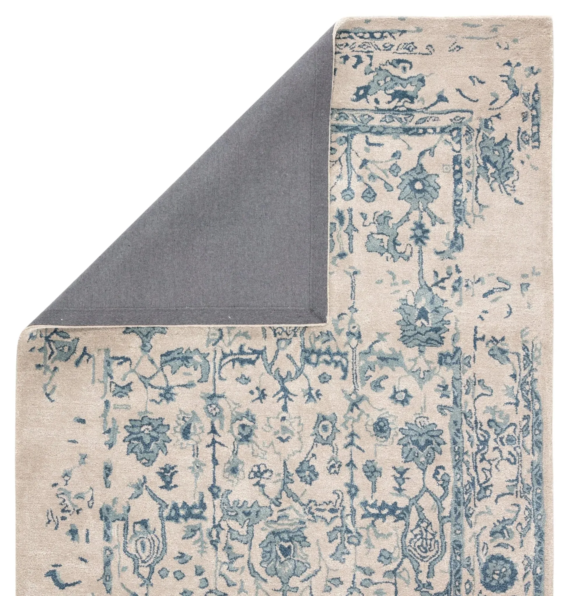 Citrine CIT06 Margate Light Grey/Blue Rug