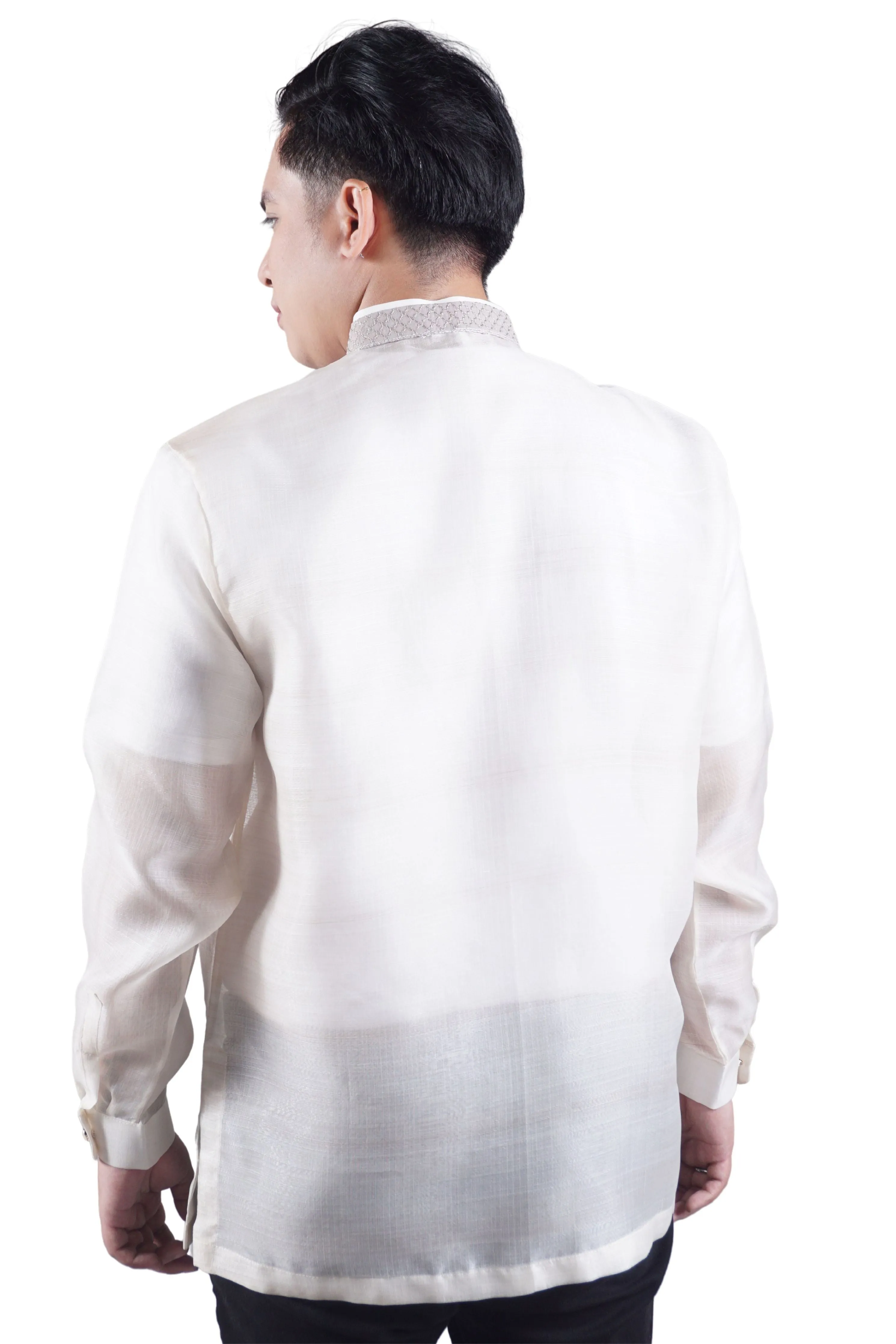 Classic & Elegant Barong Tagalog Pina Cocoon - Charles JN05