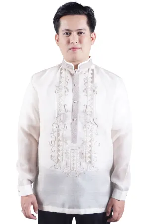 Classic & Elegant Barong Tagalog Pina Cocoon - Charles JN05