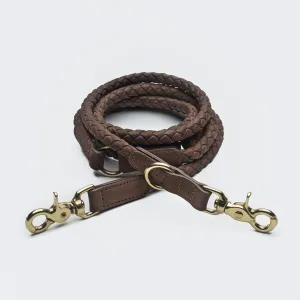 Cloud7: Ravello Leather Dog Leash in Hazel