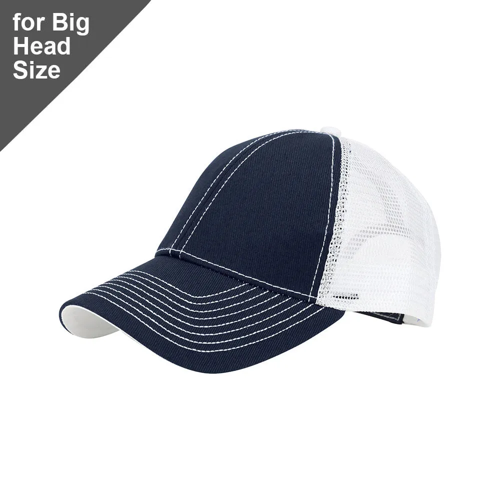 Customized Big Head Structured Trucker Cap