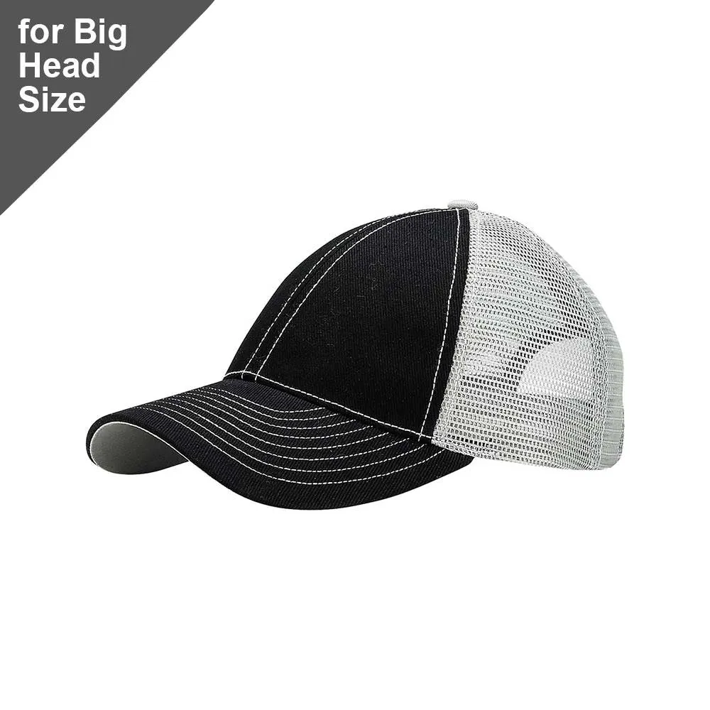 Customized Big Head Structured Trucker Cap