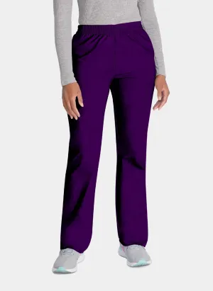 Dickies EDS Signature Ladies Natural Rise Tapered Leg Pull-On Scrub Trousers DKE86106 - Eggplant