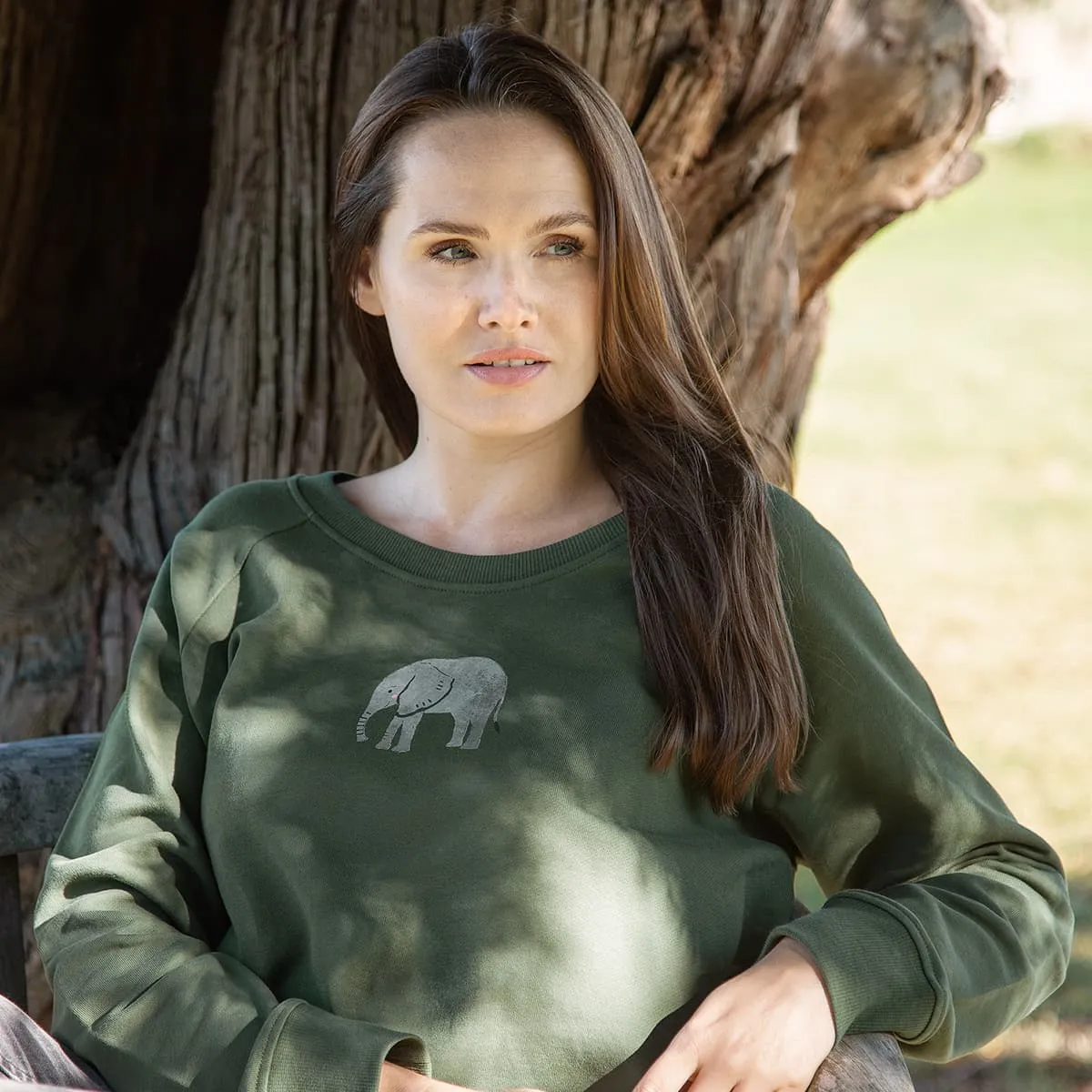 Elephant Ladies Sweatshirt