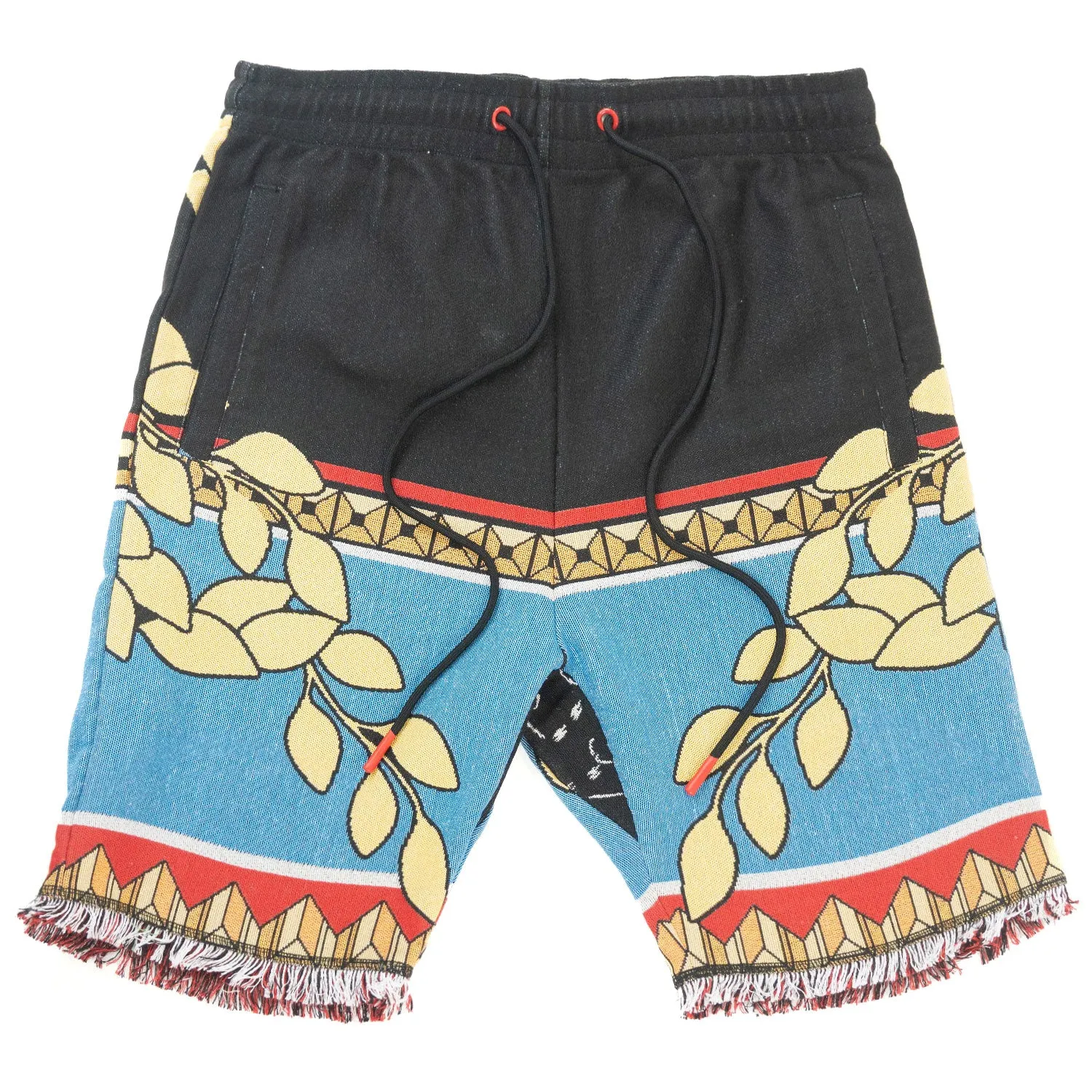 F617 The Saint Tapestry Shorts - Black