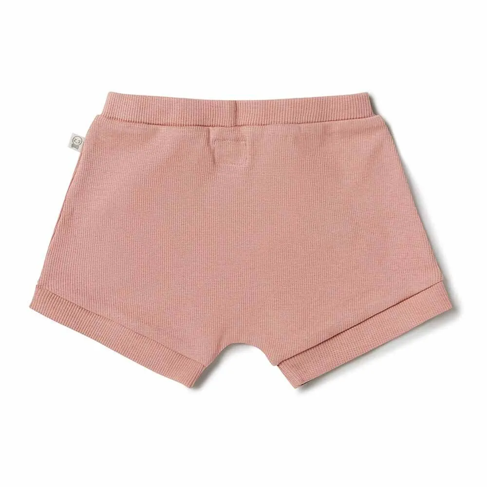 Girl's Organic-cotton Rose Shorts