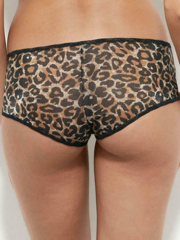 Glossies Leopard Short