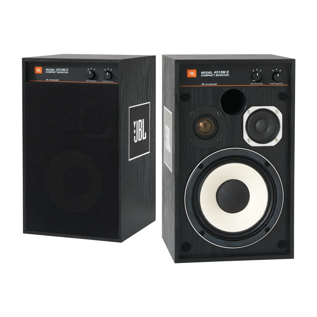 JBL 4312M II Classic 5.25" 3-Way Studio Monitor Loudspeakers (Pair)