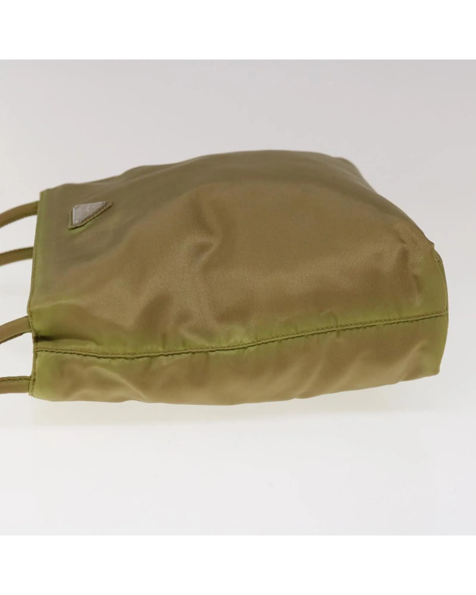 Khaki Nylon Shoulder Bag by PRADA