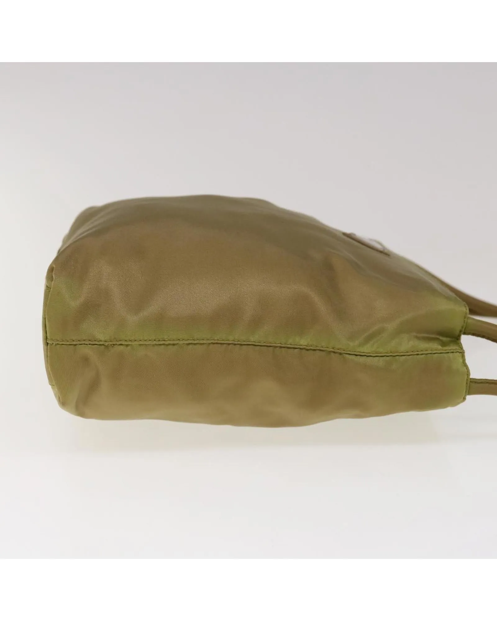 Khaki Nylon Shoulder Bag by PRADA