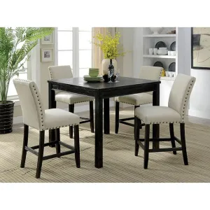 Kristie Antique Black 5 Pc. Counter Ht. Table Set