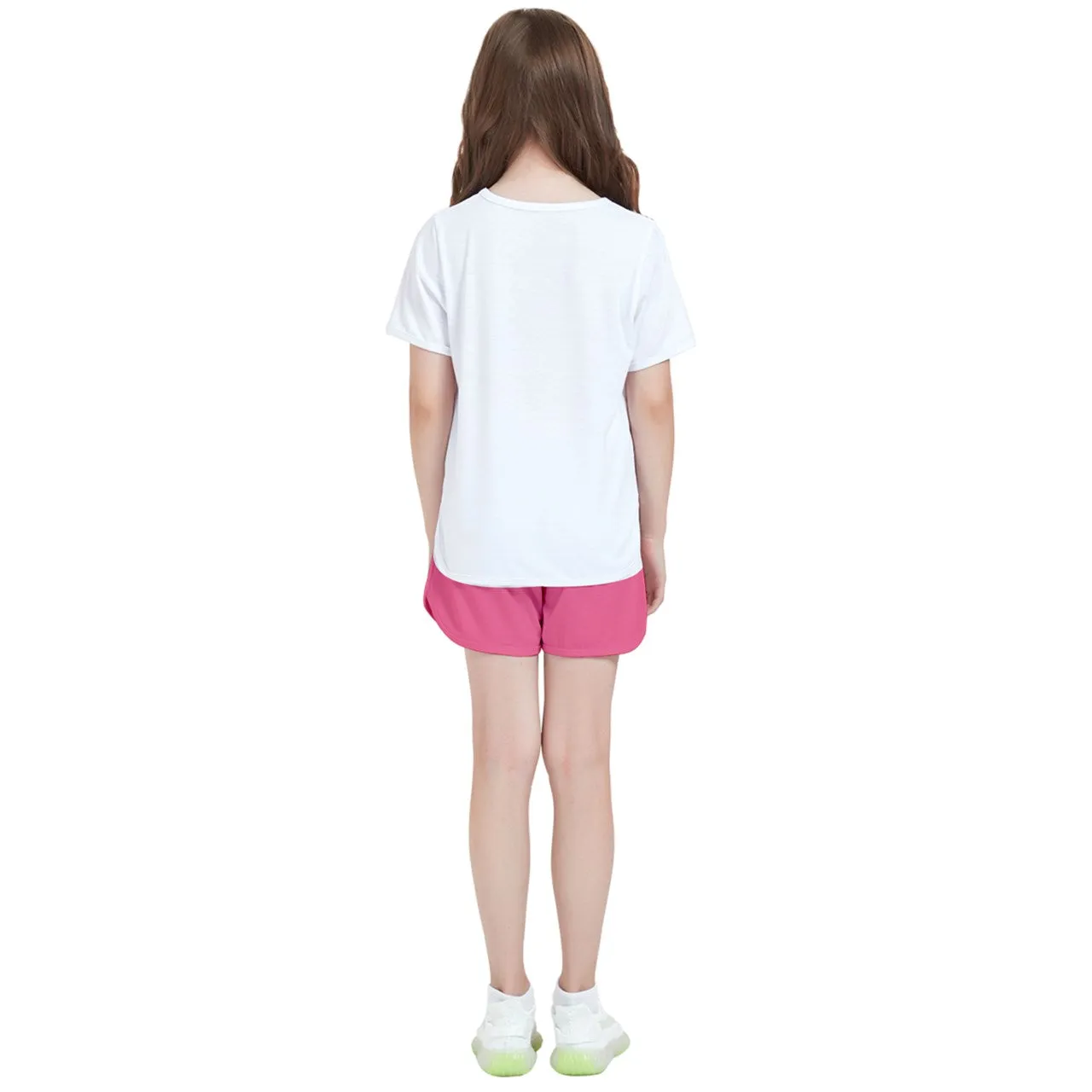 Laugh Love Kids' T-Shirt And Sports Shorts Outfit Set