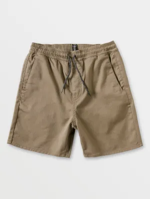 Little Boys Frickin Elastic Waist Shorts - Khaki