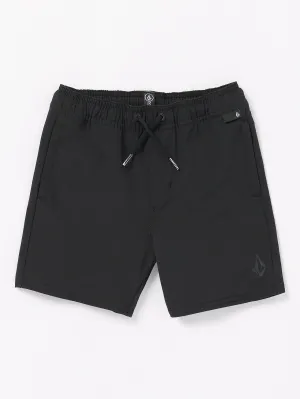 Little Boys Nomoly Hybrid Shorts - Black