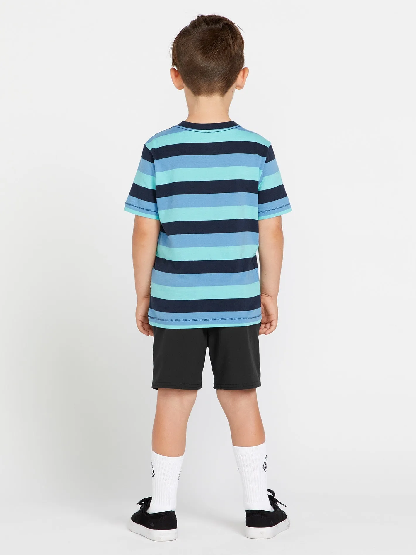 Little Boys Nomoly Hybrid Shorts - Black