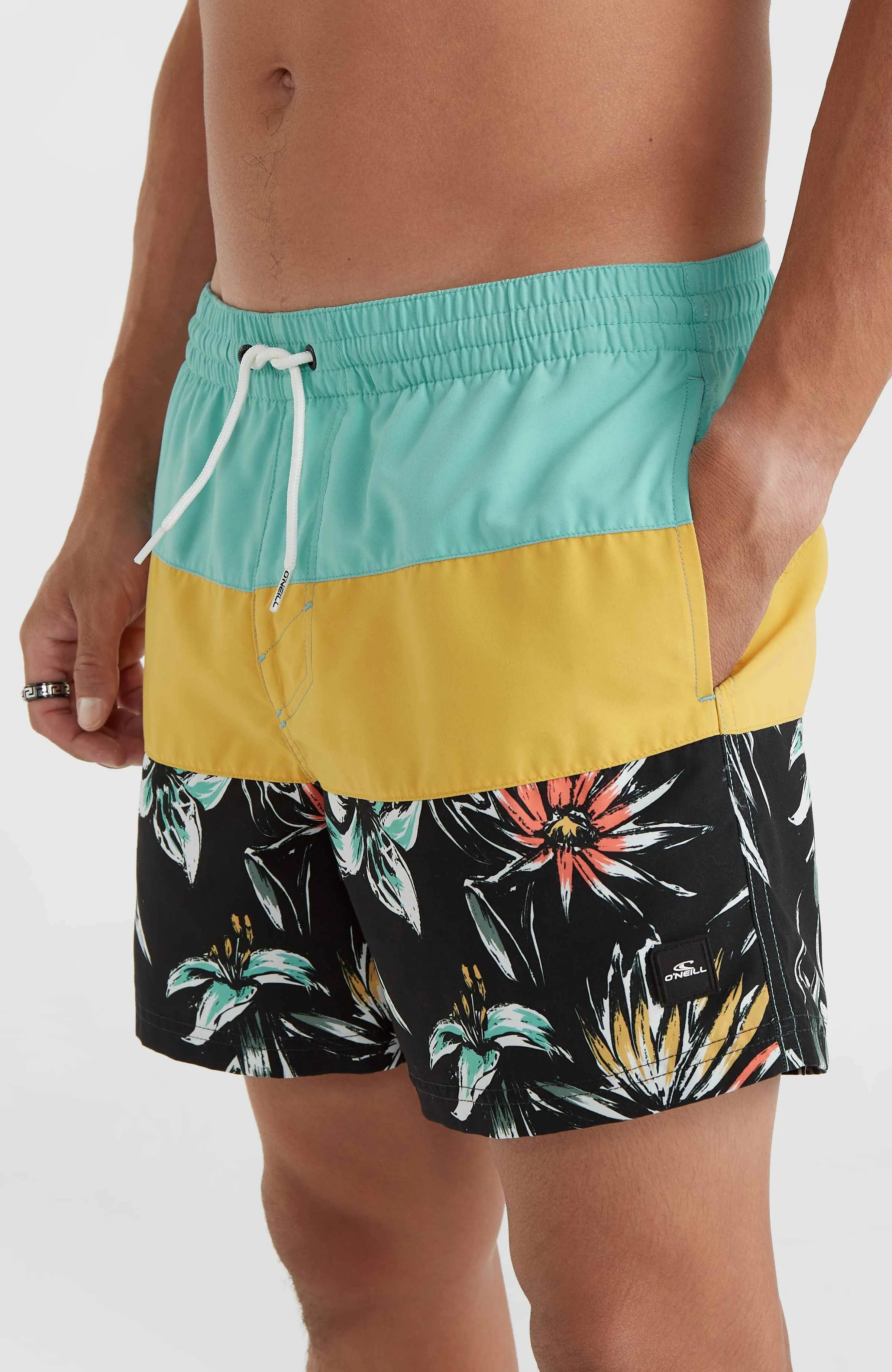 Mix and Match Cali Block 15\" Swim Shorts | Golden Haze"