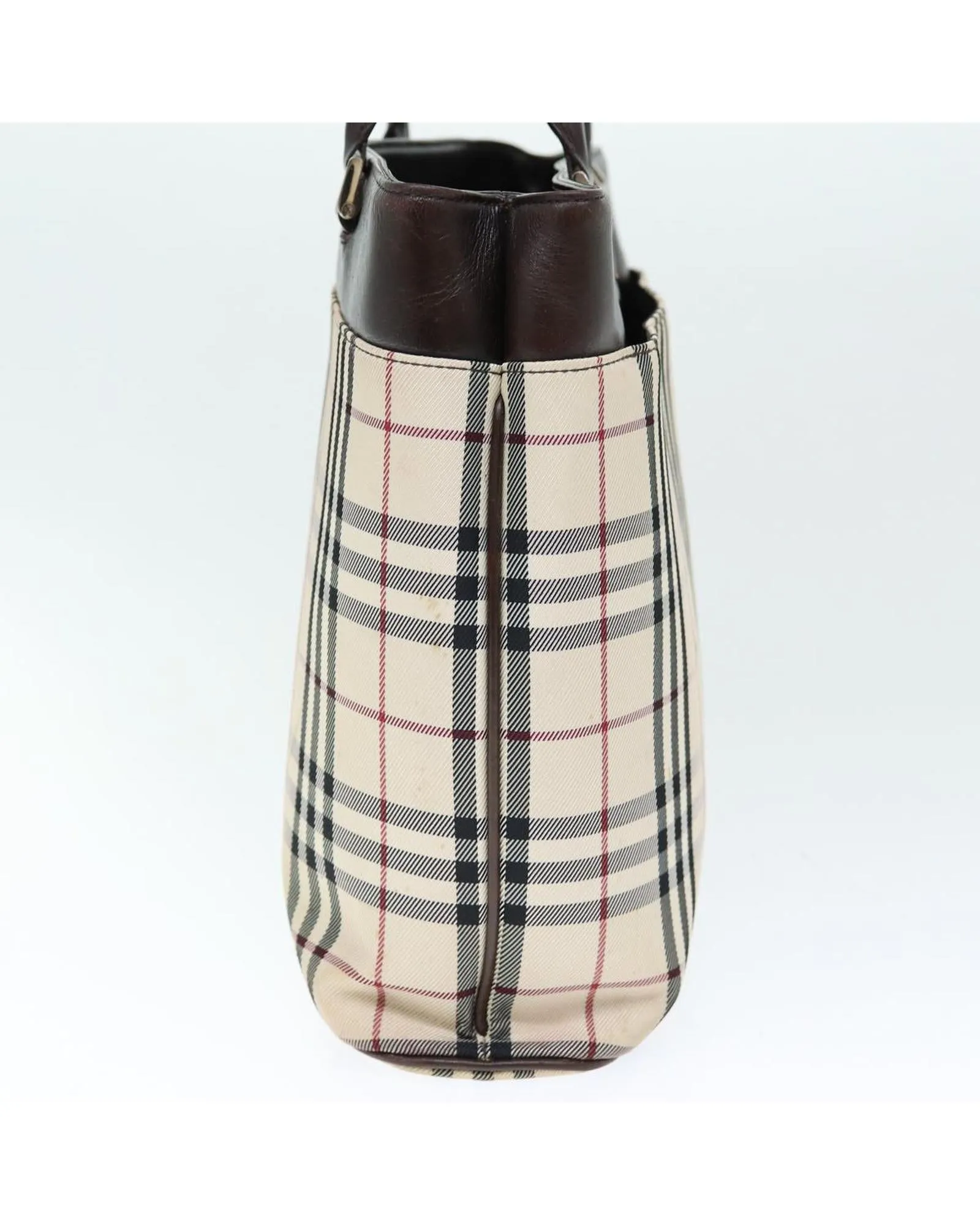 Nova Check Polyester Hand Bag