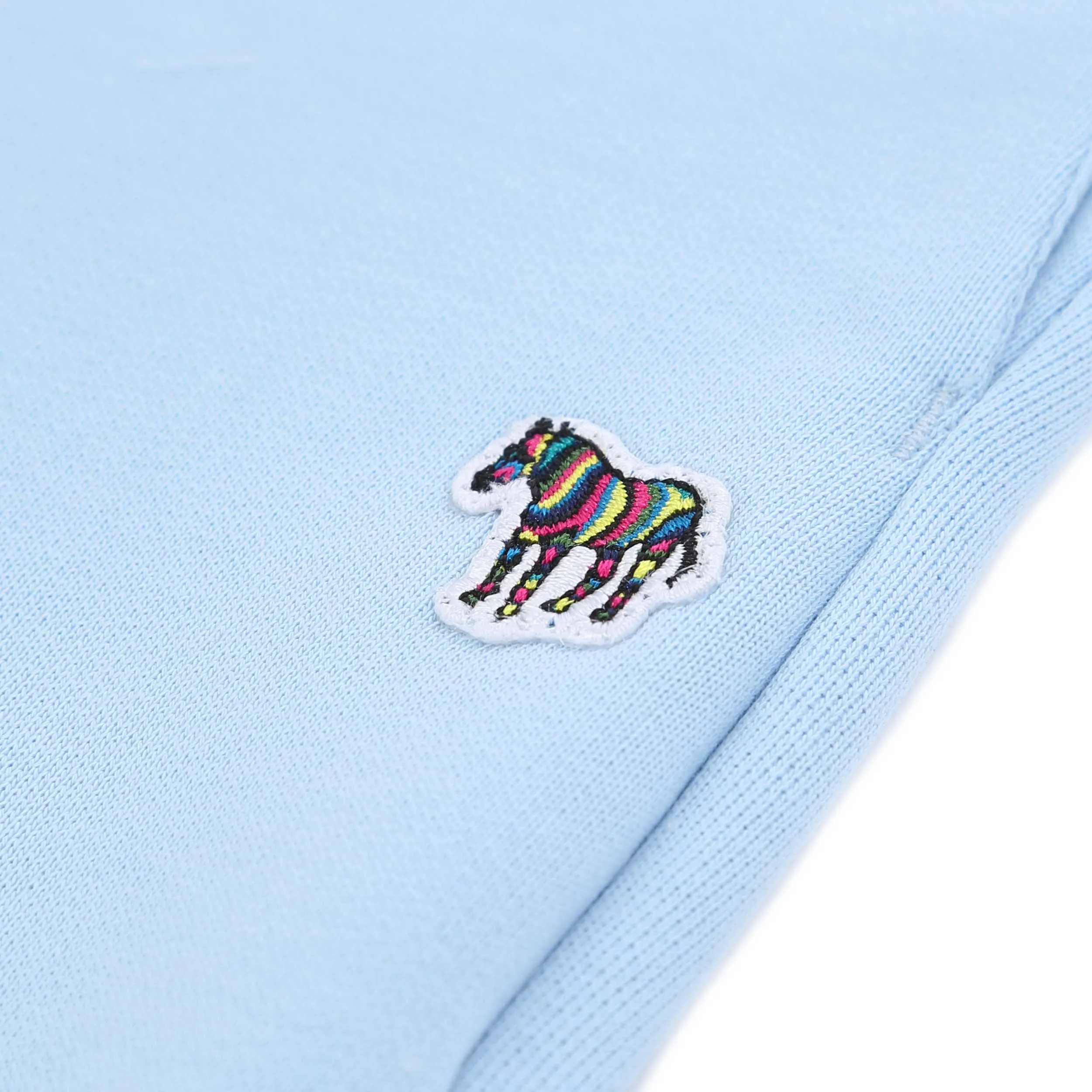 Paul Smith Zebra Reg Fit Sweat Short in Sky Blue