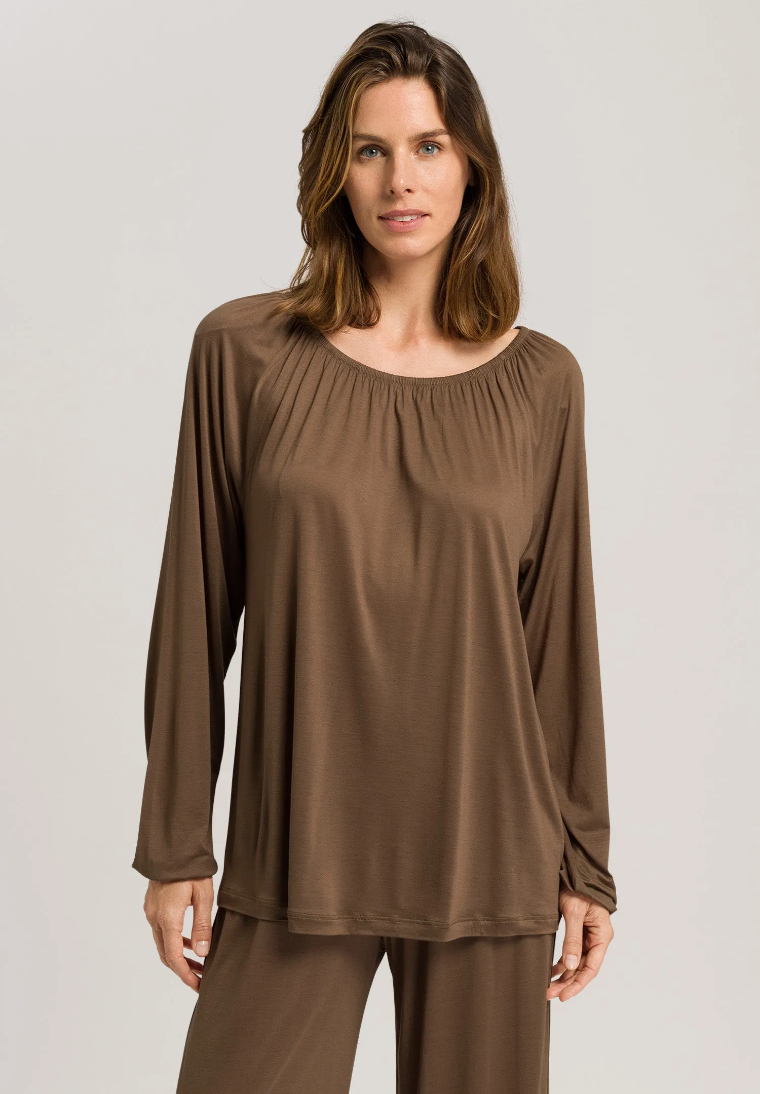 Pina Relaxed Scoop Neck Top | Coconut 77986-1774