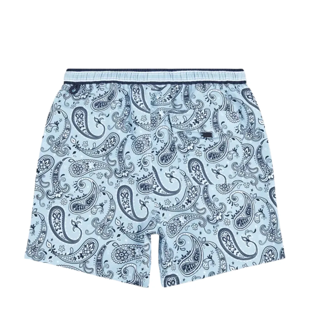 Pretty Green Blue Paisley Swim Shorts